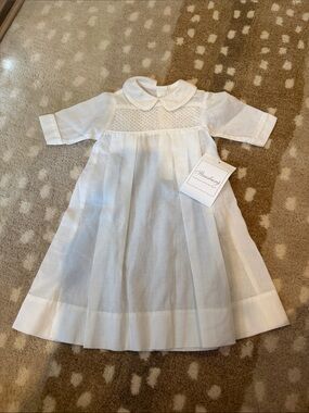 Strasburg heirloom smocked gown